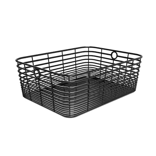 Curver&#xAE; Aria Medium Black Decorative Basket